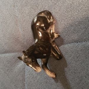 Vintage Japanese resting horse